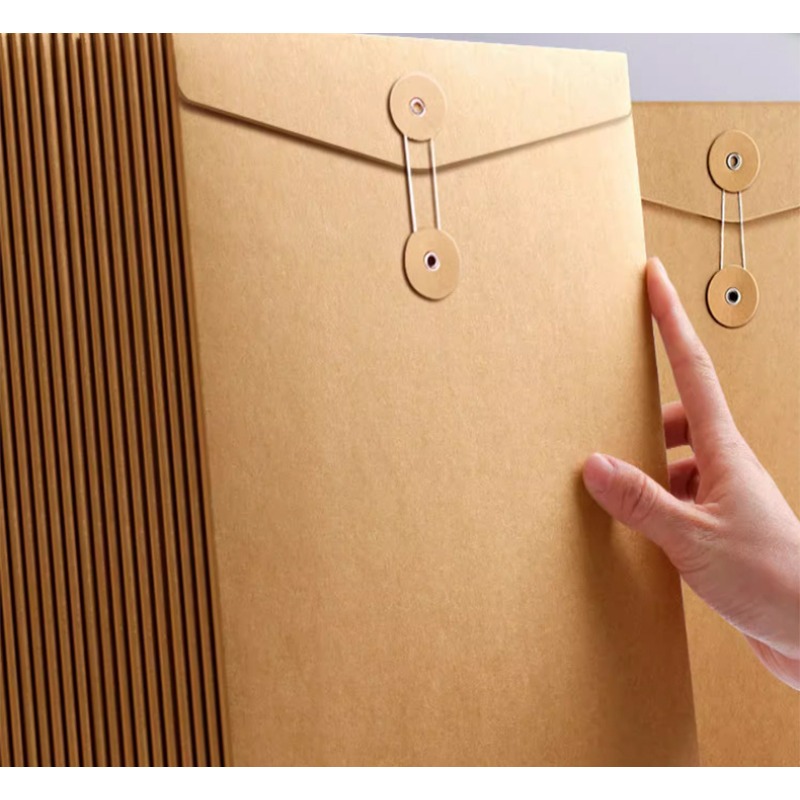 10pcs Kraft Paper A4 File Enve - مراجعة Letter Envelope Kraft وسعره