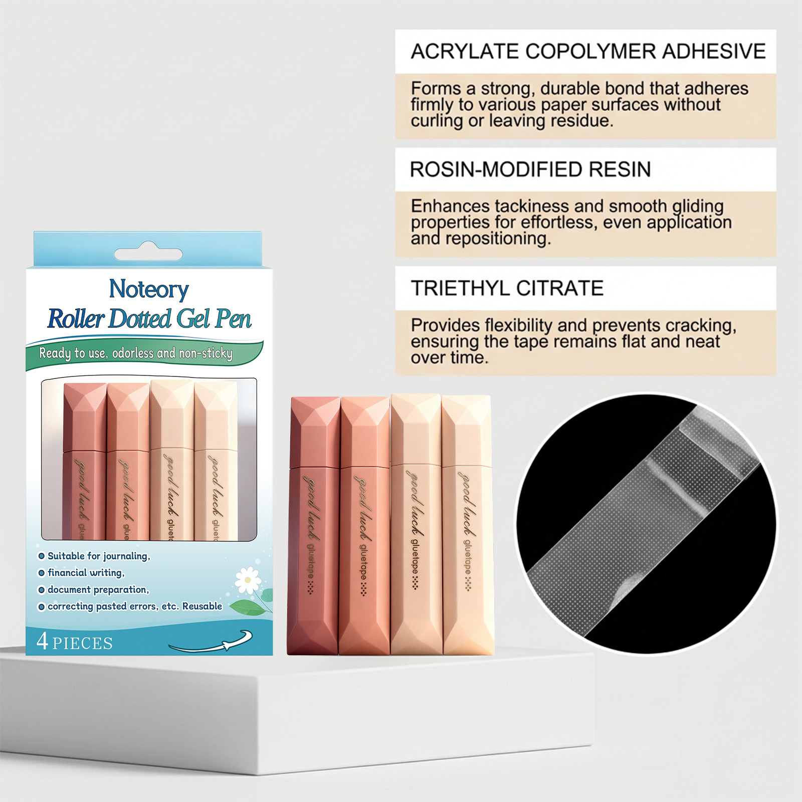 Double Sided Tape Roller Stron - مراجعة Glue Stick Pack وسعره