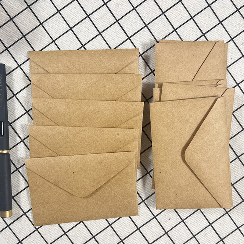 50pcs Kraft Brown Paper Envelo - مراجعة Letter Envelope Kraft وسعره
