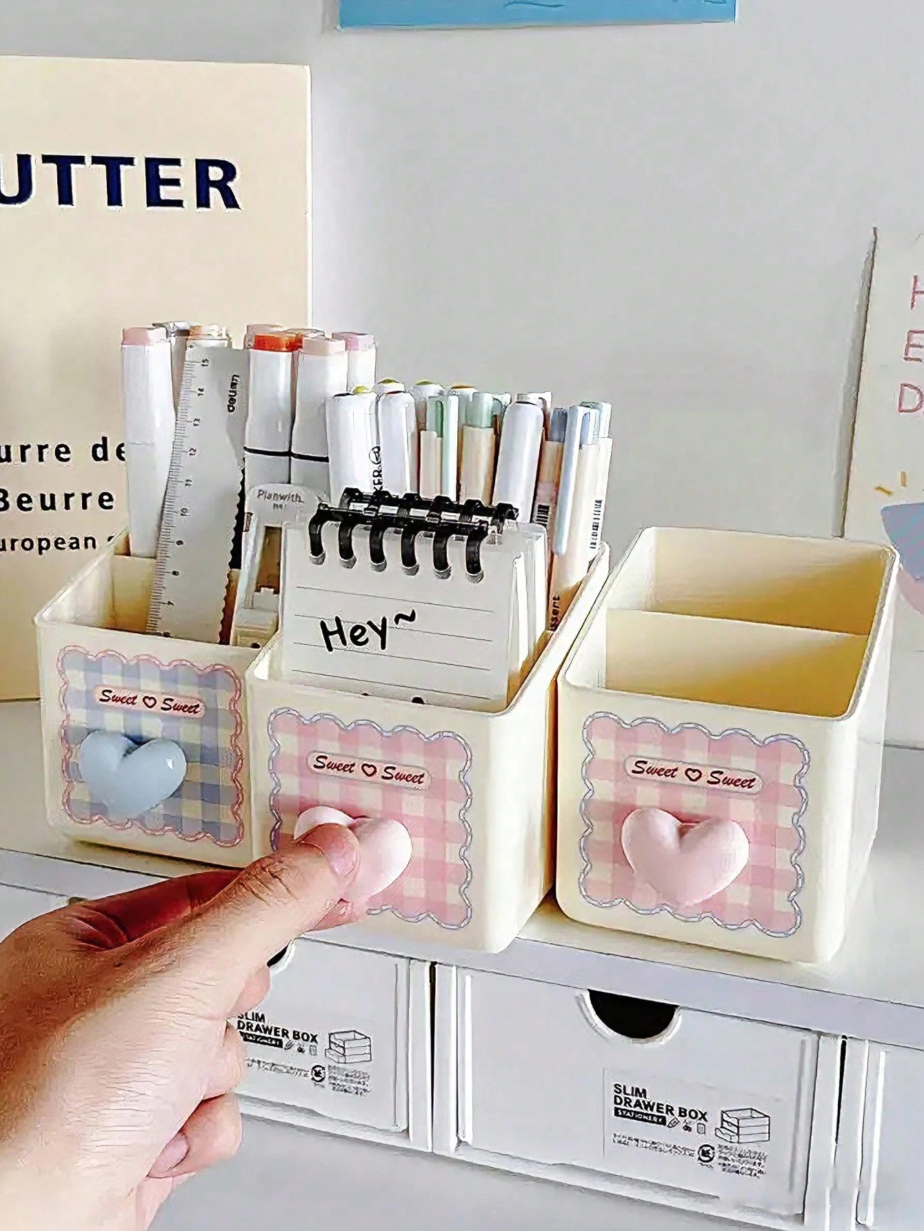 1pc Desktop Stationery Storage - مراجعة Stationery Office Supply Store وسعره