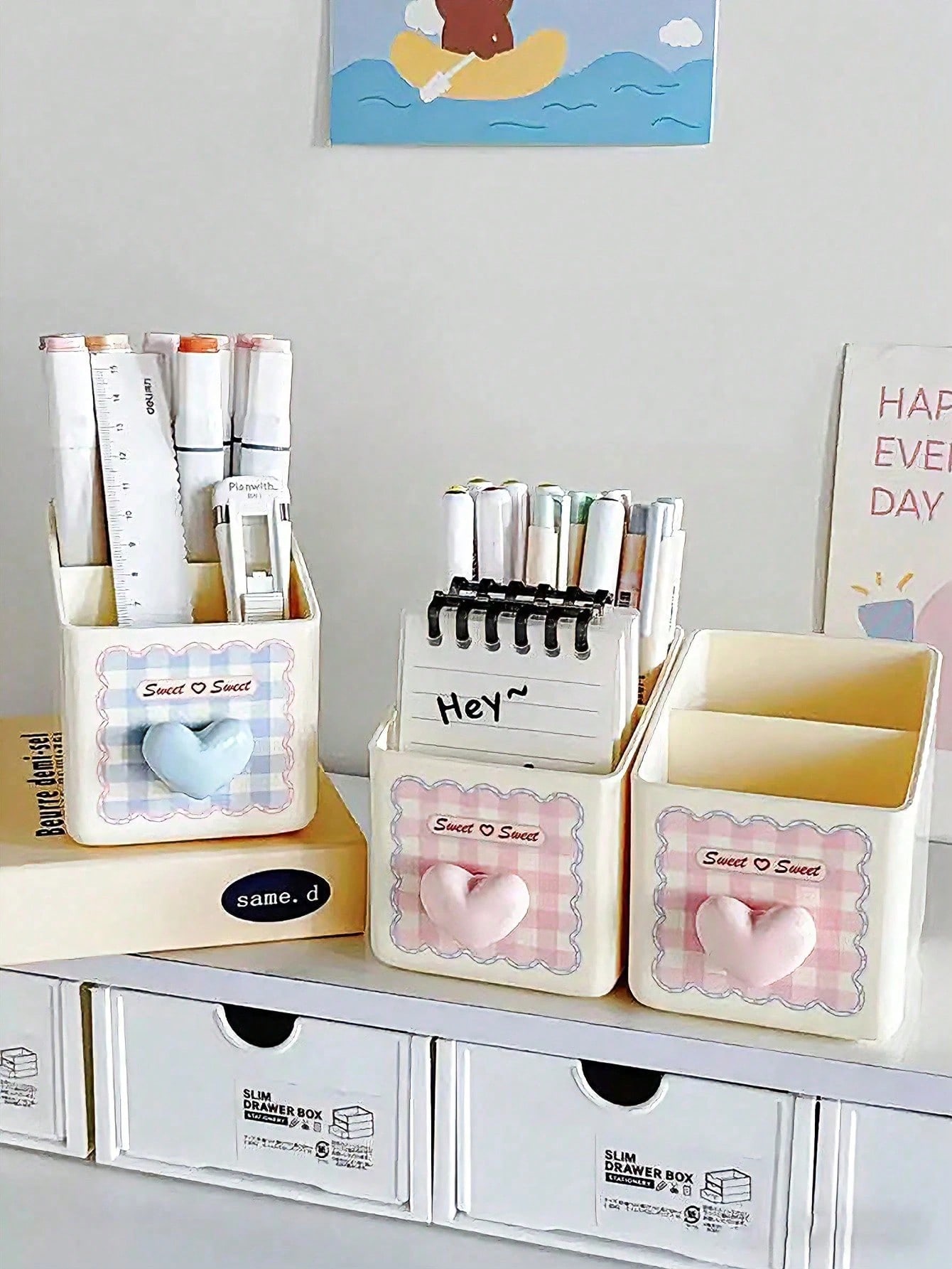 1pc Desktop Stationery Storage - مراجعة Stationery Office Supply Store وسعره