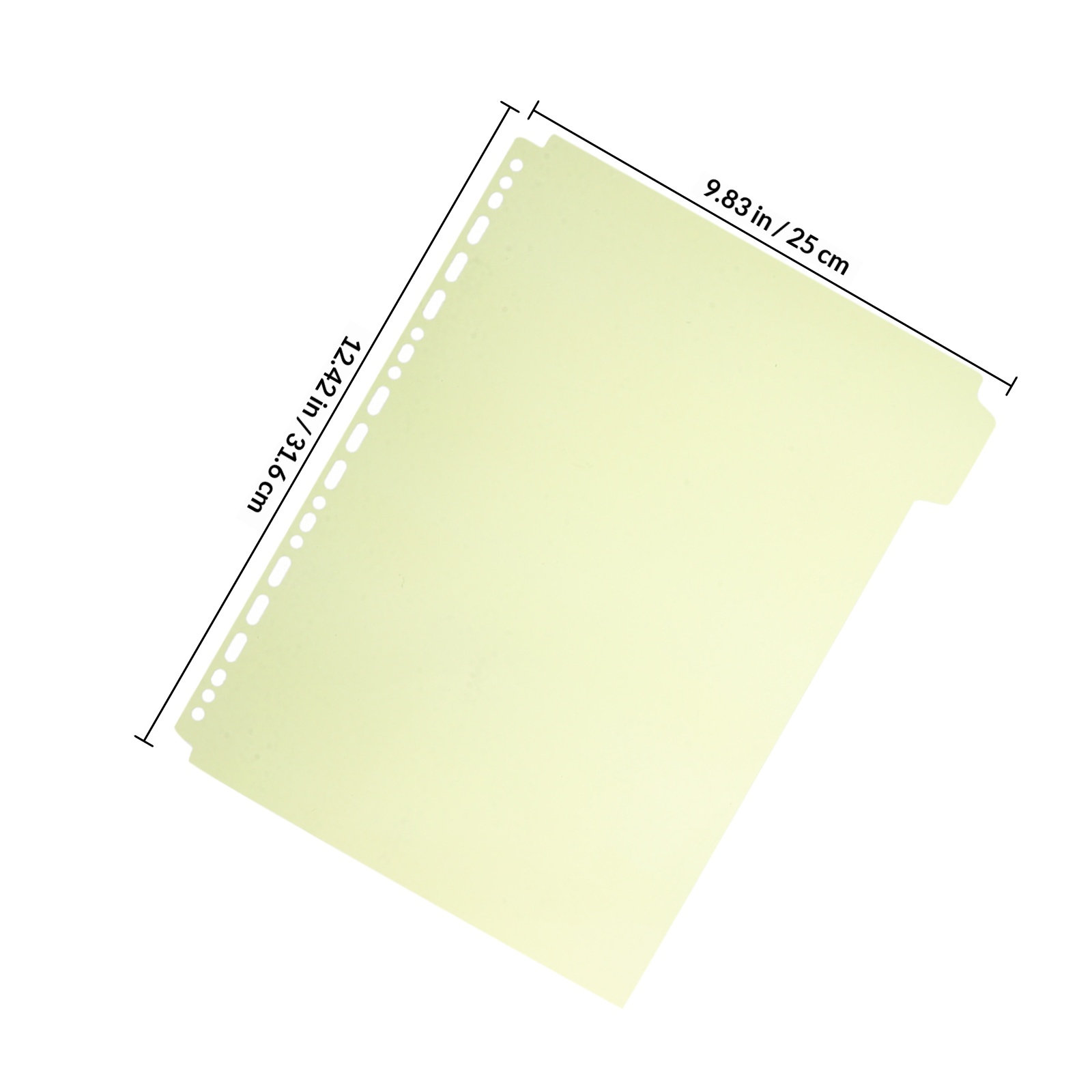 6Pcs File Binder Dividers A4 I - مراجعة Index Tab Divider وسعره