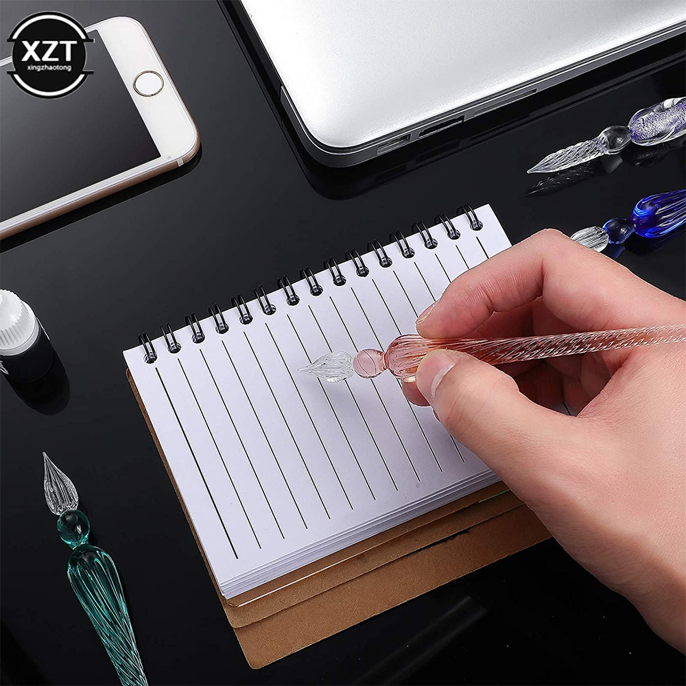 1Pcs new Vintage Glass Dip Dip - مراجعة Fountain Pen Ink وسعره